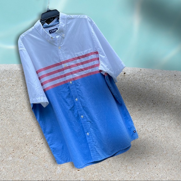 Chaps Short Sleeve Patriotic Shirt Size XXL - Picture 12 of 12